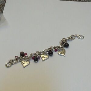 Heart Charm Bracelet